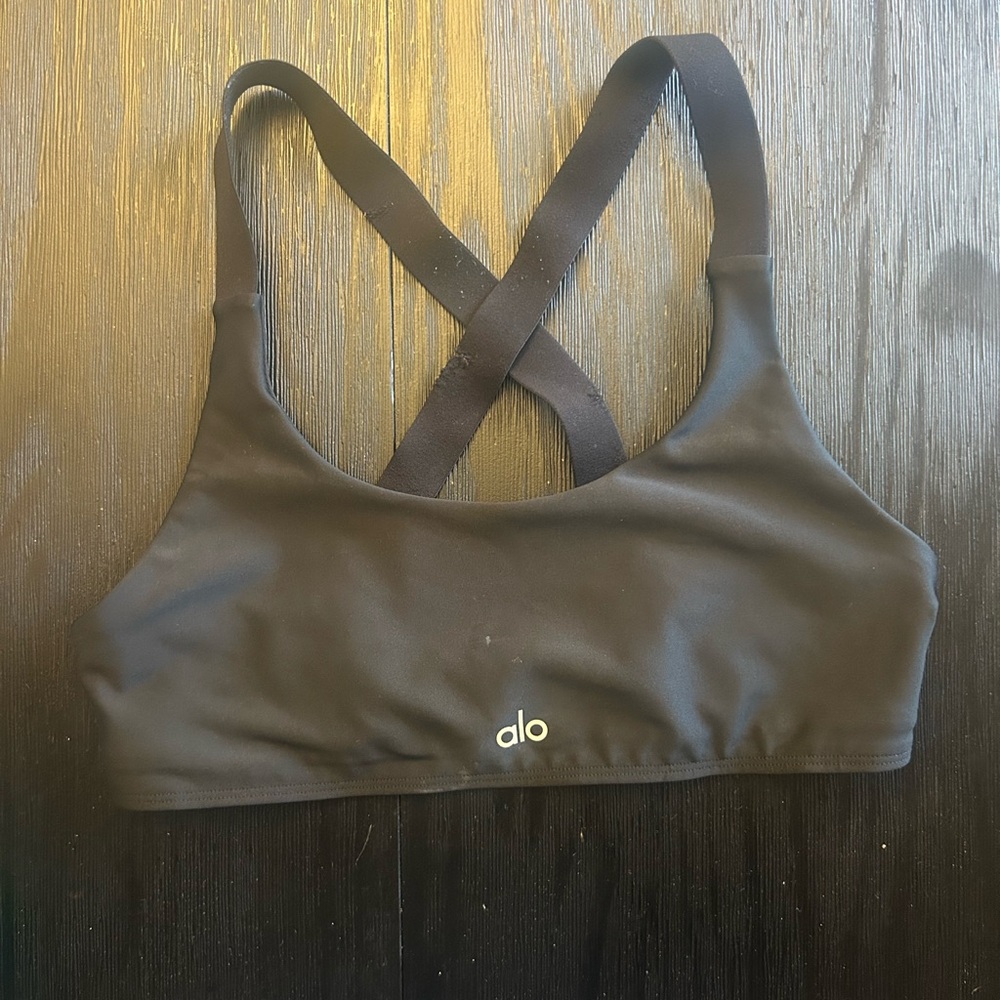 ALO Yoga Black Sports Bra